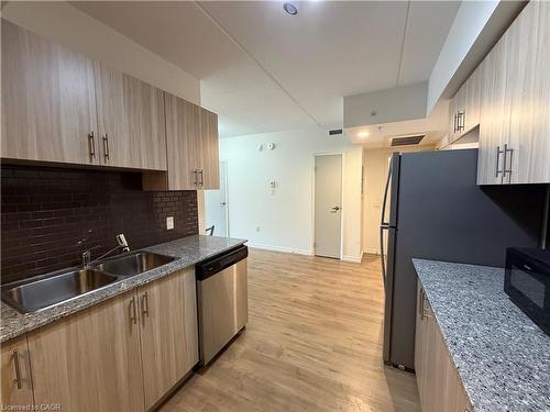 112-275B Larch Street, Waterloo, ON - Indoor Photo Showing Kitchen With Double Sink