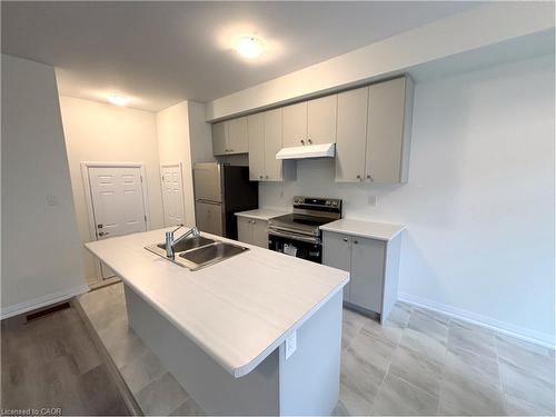91 Marche Drive, Caledonia, ON - Indoor Photo Showing Kitchen With Double Sink