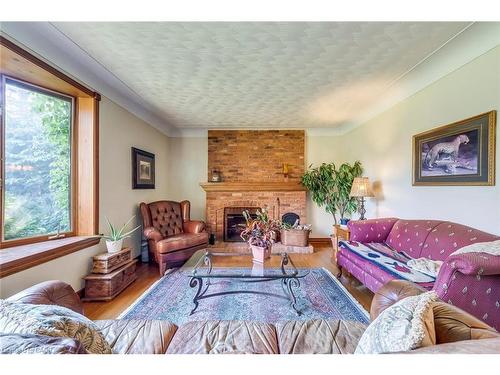 4447 Lakeshore Road, Burlington, ON - Indoor Photo Showing Living Room With Fireplace