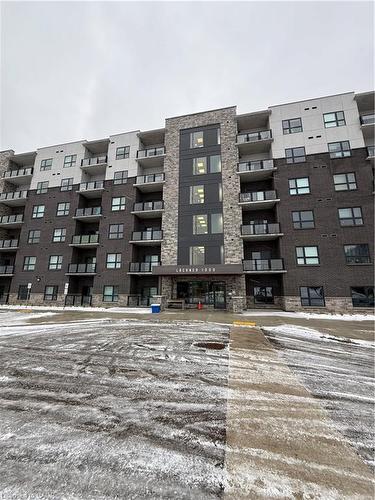 504-1000 Lackner Place, Kitchener, ON - Outdoor With Balcony With Facade