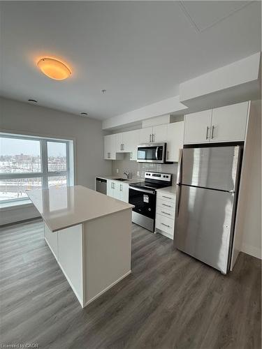 504-1000 Lackner Place, Kitchener, ON - Indoor Photo Showing Kitchen With Stainless Steel Kitchen
