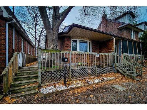 Main-41 Lake Avenue, Stoney Creek, ON - Outdoor With Deck Patio Veranda