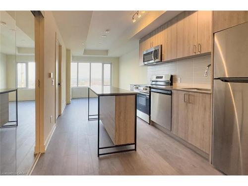 501-8020 Derry Road, Milton, ON - Indoor Photo Showing Kitchen With Stainless Steel Kitchen