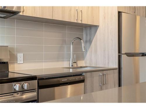 501-8020 Derry Road, Milton, ON - Indoor Photo Showing Kitchen With Stainless Steel Kitchen