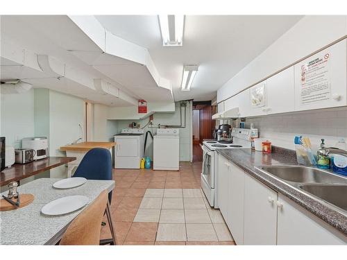 2 Gary Avenue, Hamilton, ON - Indoor Photo Showing Kitchen With Double Sink