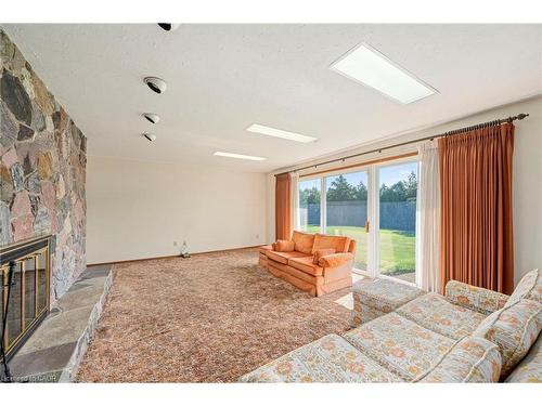 6828 Third Line, Chatham, ON - Indoor With Fireplace