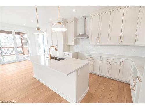 Lot 3-32035 Bell Road, Wainfleet, ON - Indoor Photo Showing Kitchen With Double Sink With Upgraded Kitchen