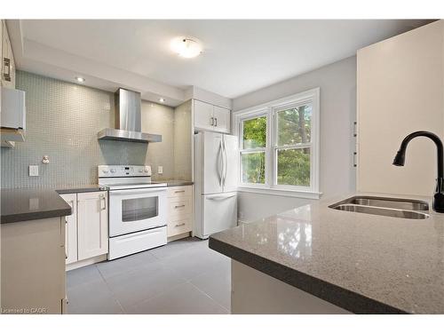 69 Hillview Road, St. Catharines, ON - Indoor Photo Showing Kitchen With Double Sink