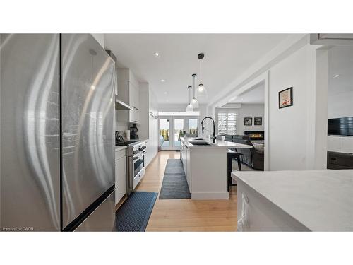 93 Gillespie Drive, Brantford, ON - Indoor Photo Showing Kitchen With Stainless Steel Kitchen With Upgraded Kitchen