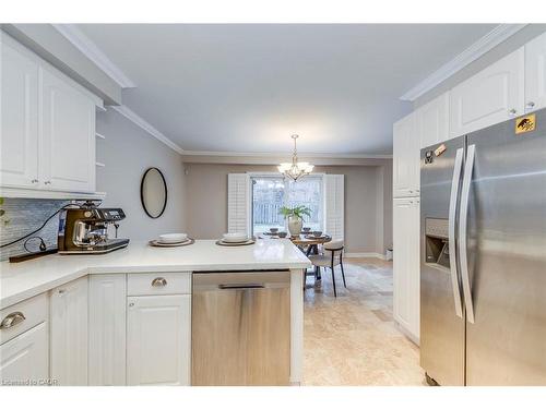 2161 Grenville Drive, Oakville, ON - Indoor Photo Showing Kitchen With Stainless Steel Kitchen