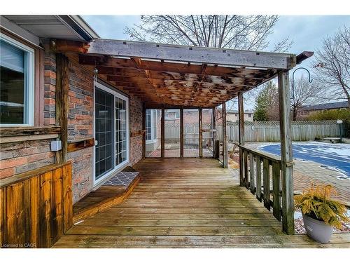 801 Syer Drive, Milton, ON - Outdoor With Deck Patio Veranda With Exterior