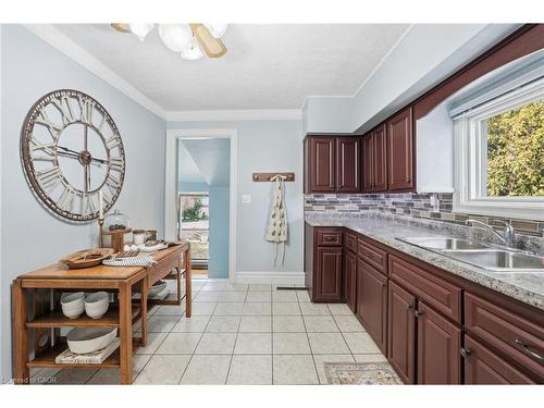 685 Dunn Avenue, Hamilton, ON - Indoor Photo Showing Kitchen With Double Sink