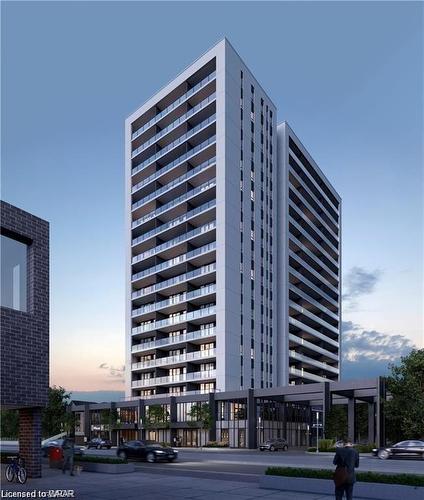 1306-741 King Street W, Kitchener, ON - Outdoor With Balcony With Facade