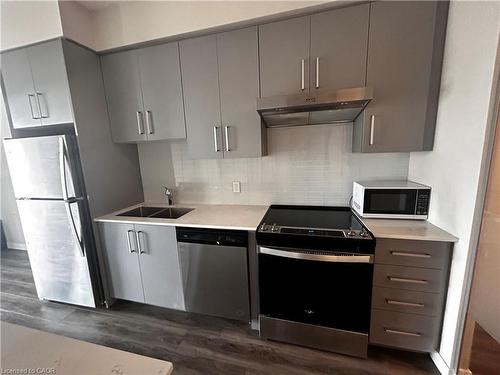 909-15 Queen Street S, Hamilton, ON - Indoor Photo Showing Kitchen With Double Sink