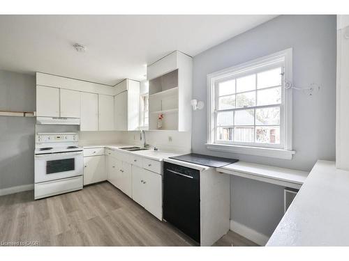 46 Plains Road E, Burlington, ON - Indoor Photo Showing Kitchen With Double Sink