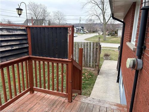 Lower-249 Federal Street, Stoney Creek, ON - Outdoor With Deck Patio Veranda With Exterior