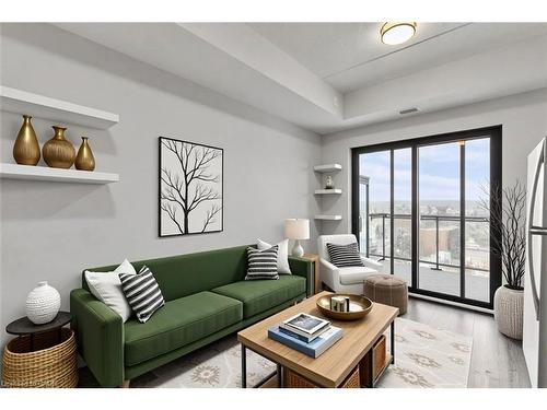 1306-15 Queen Street S, Hamilton, ON - Indoor Photo Showing Living Room
