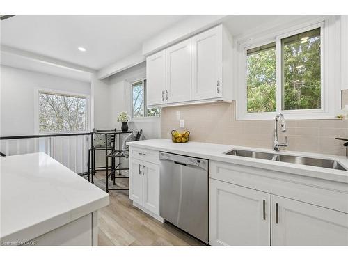 2344 Glastonbury Road, Burlington, ON - Indoor Photo Showing Kitchen With Double Sink