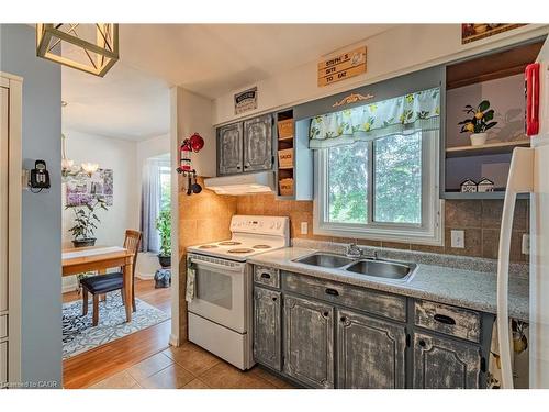 26 Douglas Avenue, Simcoe, ON - Indoor Photo Showing Kitchen With Double Sink
