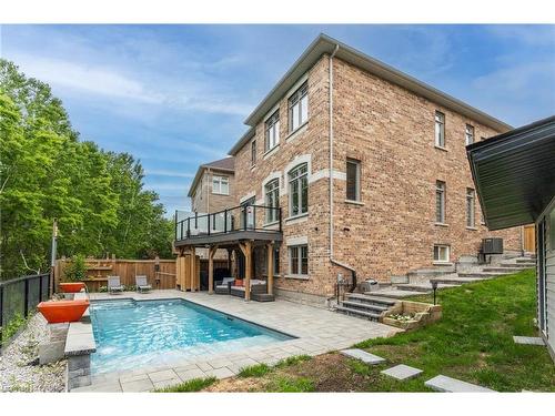 64 Elysian Fields Circle, Brampton, ON - Outdoor With In Ground Pool With Deck Patio Veranda