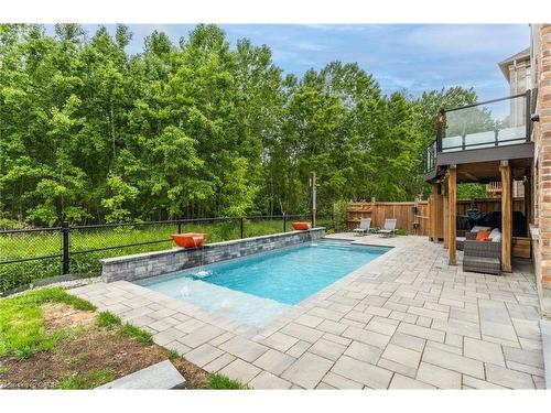 64 Elysian Fields Circle, Brampton, ON - Outdoor With In Ground Pool With Backyard
