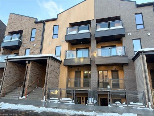 23 Reverie Way, Kitchener, ON - Outdoor With Balcony With Facade