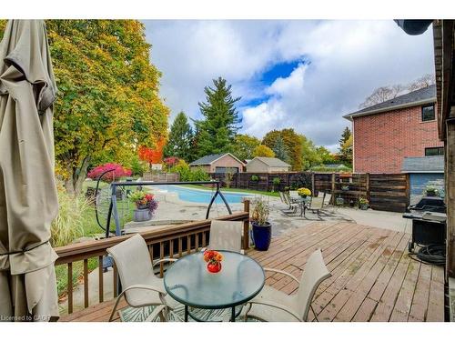24 Manley Street, Ayr, ON - Outdoor With In Ground Pool With Deck Patio Veranda With Exterior