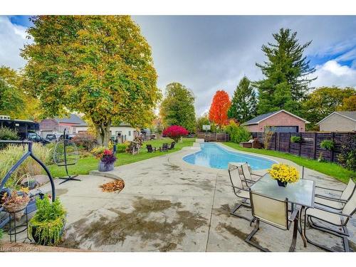 24 Manley Street, Ayr, ON - Outdoor With In Ground Pool