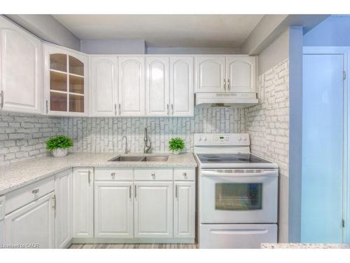 46 Guerin Avenue, Kitchener, ON - Indoor Photo Showing Kitchen With Double Sink