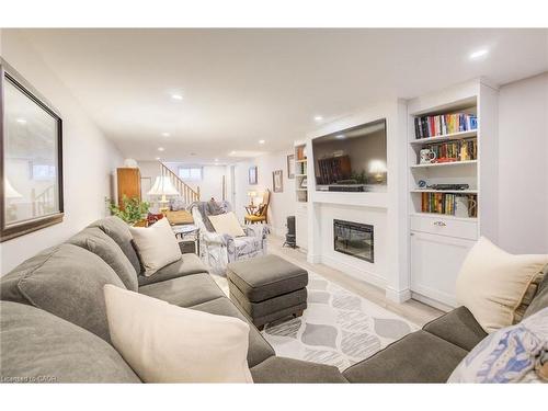 116 Boniface Avenue, Kitchener, ON - Indoor Photo Showing Living Room With Fireplace