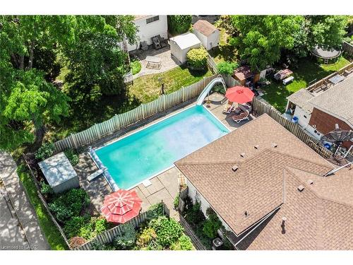 86 Ranchdale Drive, Hamilton, ON - Outdoor With In Ground Pool