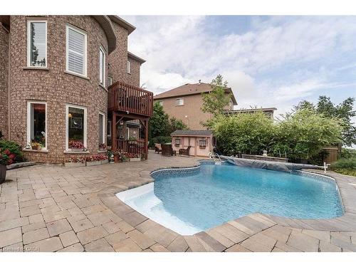 39 Pinebrook Circle, Caledon, ON - Outdoor With In Ground Pool With Deck Patio Veranda