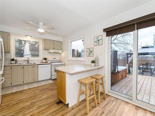 655 Lomond Crescent, Burlington, ON - Indoor Photo Showing Kitchen With Double Sink