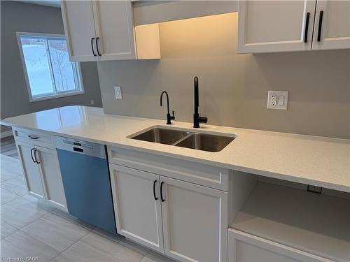 423 Woolwich Street, Waterloo, ON - Indoor Photo Showing Kitchen With Double Sink
