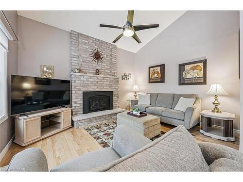 14 Bitzer Court, Cambridge, ON - Indoor Photo Showing Living Room With Fireplace
