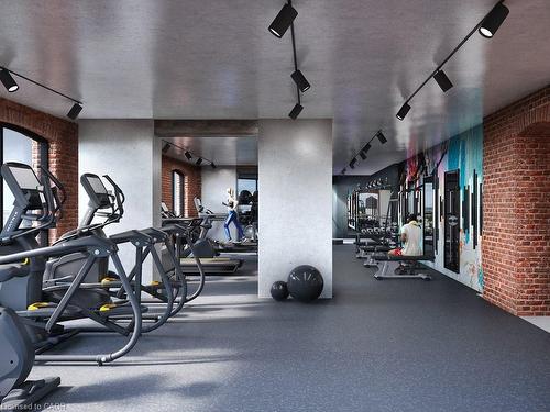 202-206 King Street W, Hamilton, ON - Indoor Photo Showing Gym Room