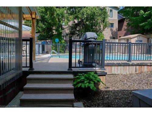 120 Wood Street, Kitchener, ON - Outdoor With Above Ground Pool