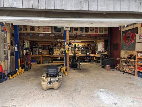 657 Windham Road 14, Simcoe, ON - Indoor Photo Showing Garage