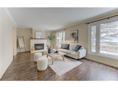 F-88 Mcdougall Road, Waterloo, ON - Indoor Photo Showing Living Room With Fireplace