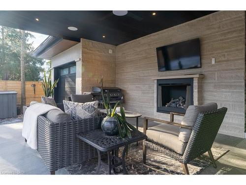 540 Patricia Drive, Oakville, ON -  Photo Showing Living Room With Fireplace