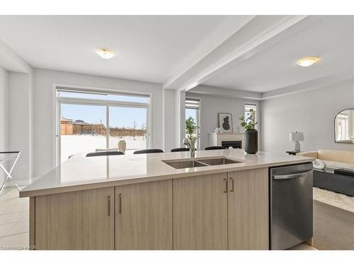 478 Robert Woolner Street, Ayr, ON - Indoor Photo Showing Kitchen With Double Sink