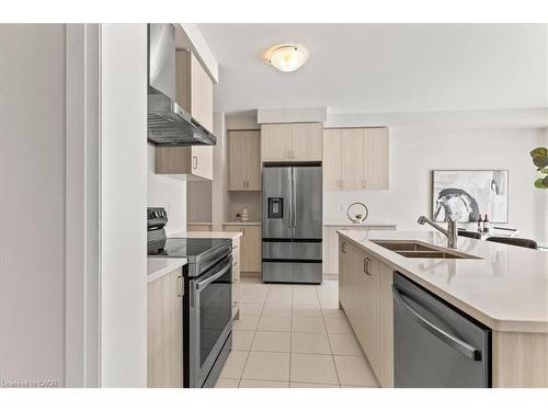 478 Robert Woolner Street, Ayr, ON - Indoor Photo Showing Kitchen With Stainless Steel Kitchen With Double Sink