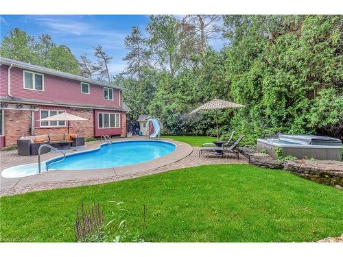 22 Deerpath Court, Cambridge, ON - Outdoor With In Ground Pool With Backyard