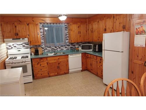 520 Alder Street E, Dunnville, ON - Indoor Photo Showing Kitchen With Double Sink