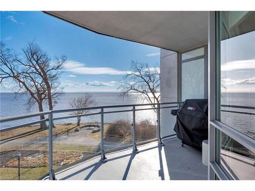 327-3500 Lakeshore Road W, Oakville, ON - Outdoor With Body Of Water With Balcony With View With Exterior