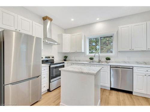 C-67 Kimberly Crescent, Kitchener, ON - Indoor Photo Showing Kitchen With Stainless Steel Kitchen With Upgraded Kitchen