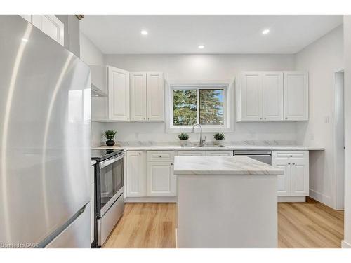 C-67 Kimberly Crescent, Kitchener, ON - Indoor Photo Showing Kitchen With Stainless Steel Kitchen With Upgraded Kitchen