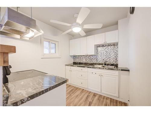 155 Wellington Street N, Kitchener, ON - Indoor Photo Showing Kitchen With Double Sink