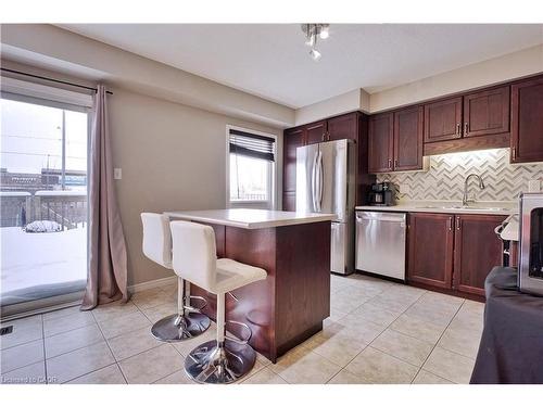 206 Westmeadow Drive, Kitchener, ON - Indoor Photo Showing Kitchen With Stainless Steel Kitchen With Double Sink