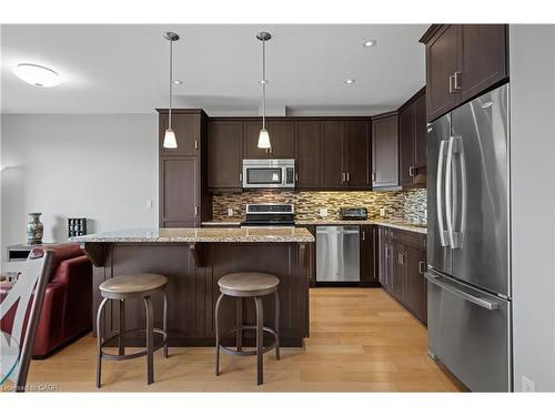 706-223 Erb Street W, Waterloo, ON - Indoor Photo Showing Kitchen With Stainless Steel Kitchen With Upgraded Kitchen